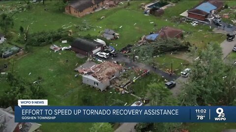 Goshen trustees speed up tornado recovery assistance