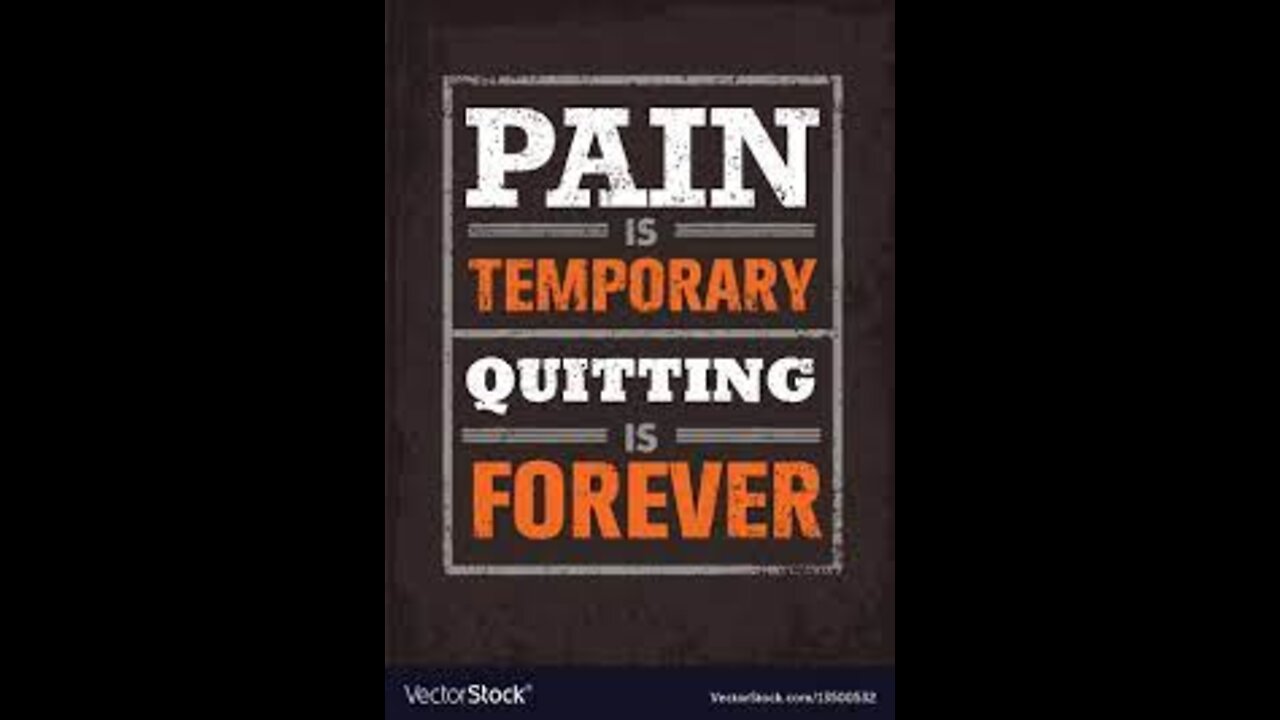 PAIN IS TEMPORARY