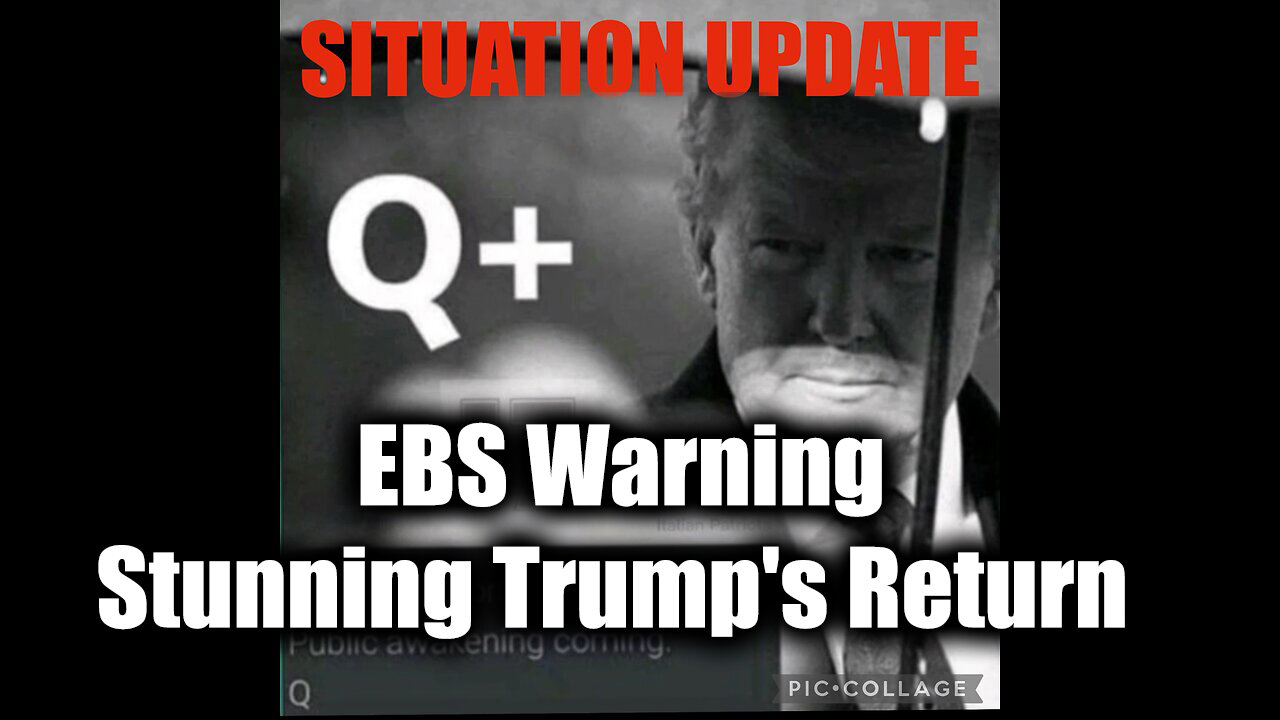 Situation Update 10/24/2024 - EBS Warning, Stunning Trump's Return - White Hats Intel