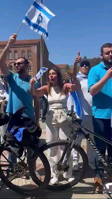 Israeli woman reveals her true evil 4 Palestinian protesters, reflecting a disgusting mindset.