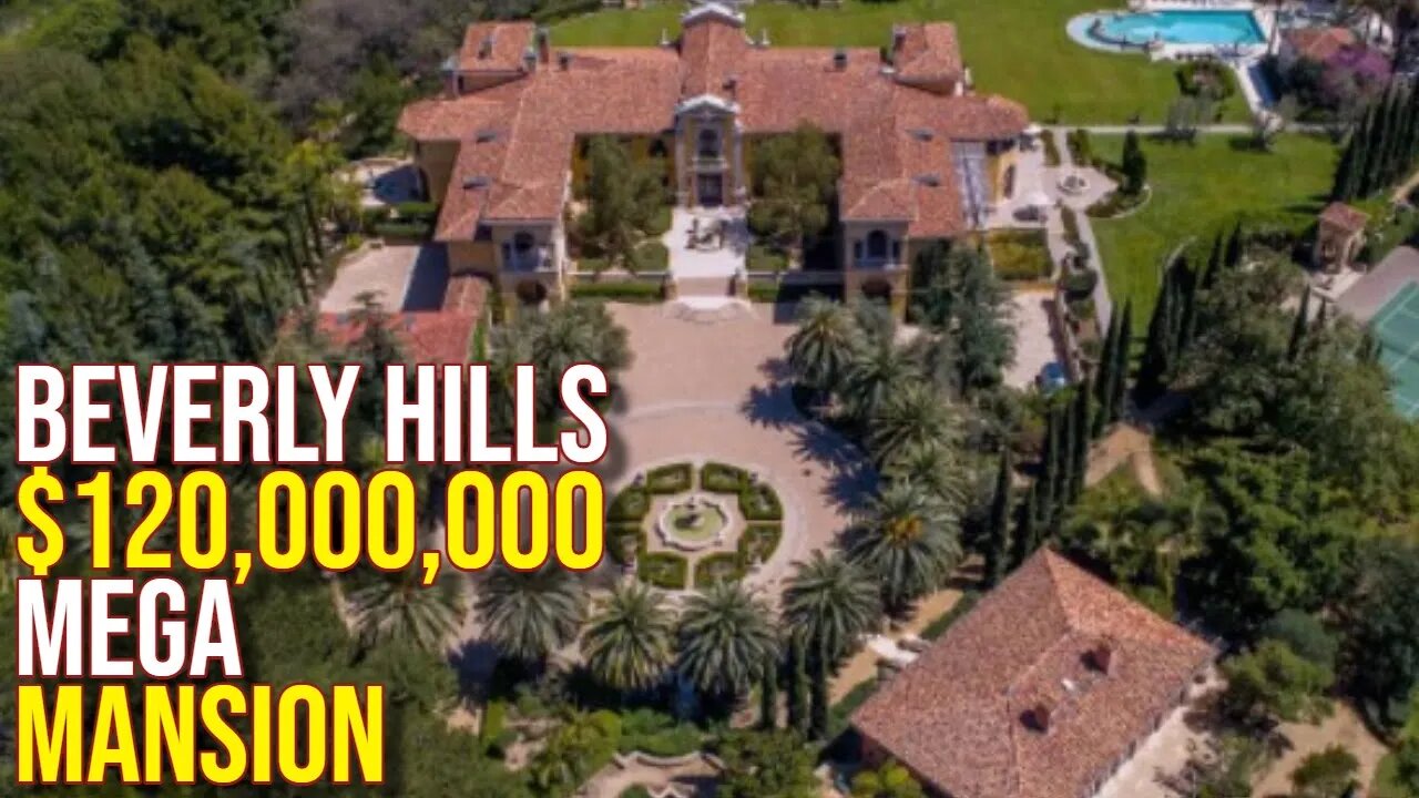 Explore $120 MILLION L.A. MEGA MANSION!!!!