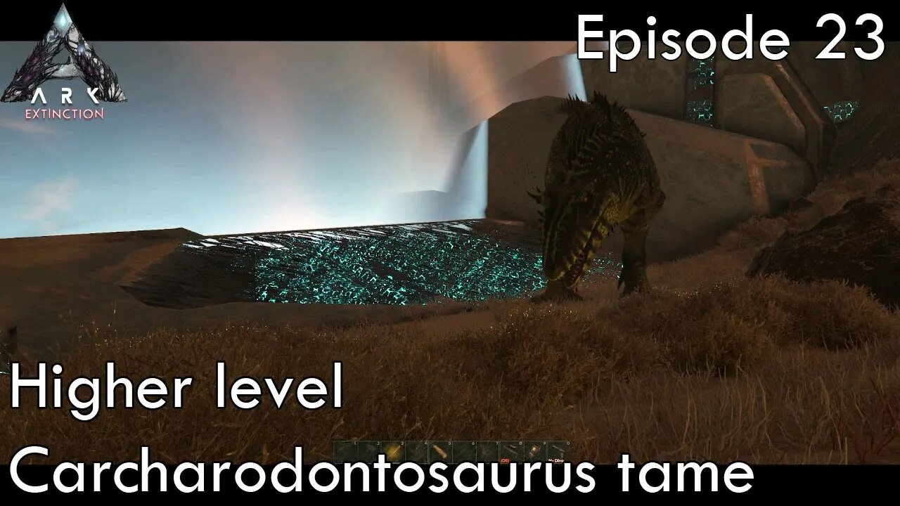 Higher level Carcharodontosaurus tame - Ark Survival Evolved - Extinction EP23