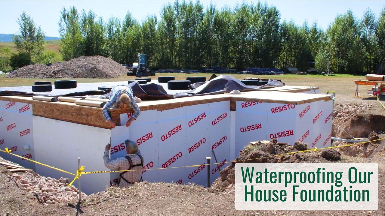 Waterproofing Our Foundation & Finishing up Some Smaller Chores in Preparation for Backfilling