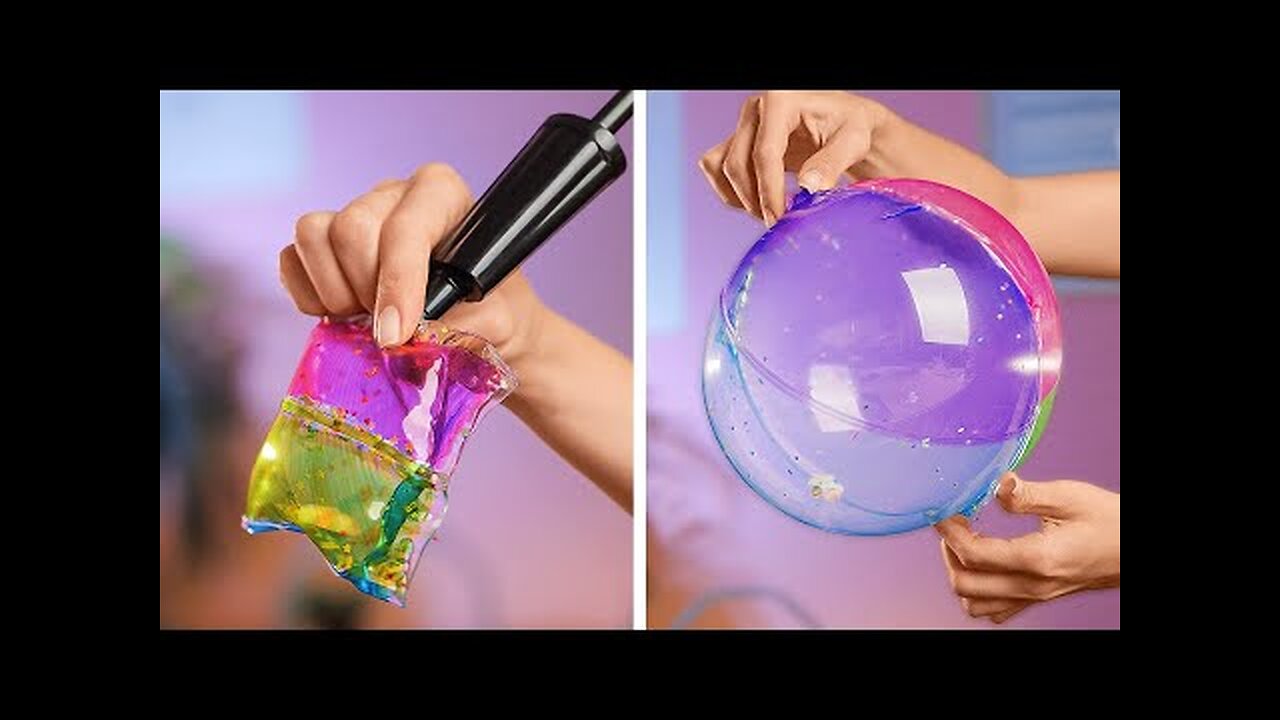 New NANO TAPE Crafts 🎈 Satisfying DIY Fidgets