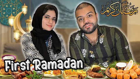 Our First Ramadan Together ❤️ | Halal Food Mil Gaya 🤤