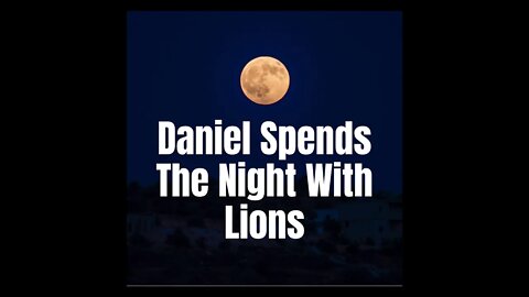 Daniel Spends The Night With Lions