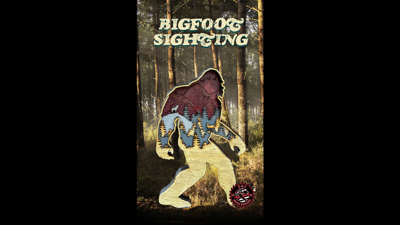 Scaling Down Bigfoot: Creating Intricate Art on a Tiny Canvas #reels #dandcwooddesigns