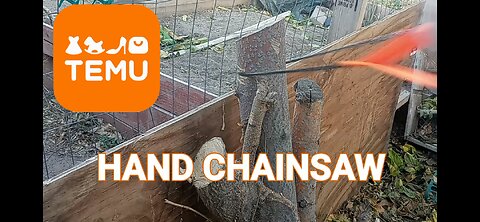 TEMU Hand Chainsaw