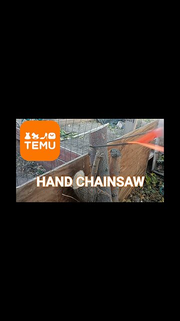TEMU Hand Chainsaw
