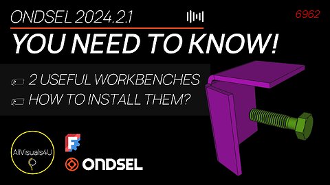 🧱 2 USEFUL Ondsel Workbenches - FreeCAD Addon Manager - FreeCAD Install Workbench