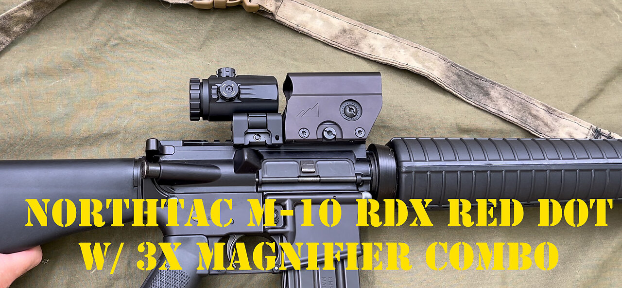 NorthTac M-10 RDX Red Dot w/3x Magnifier Combo