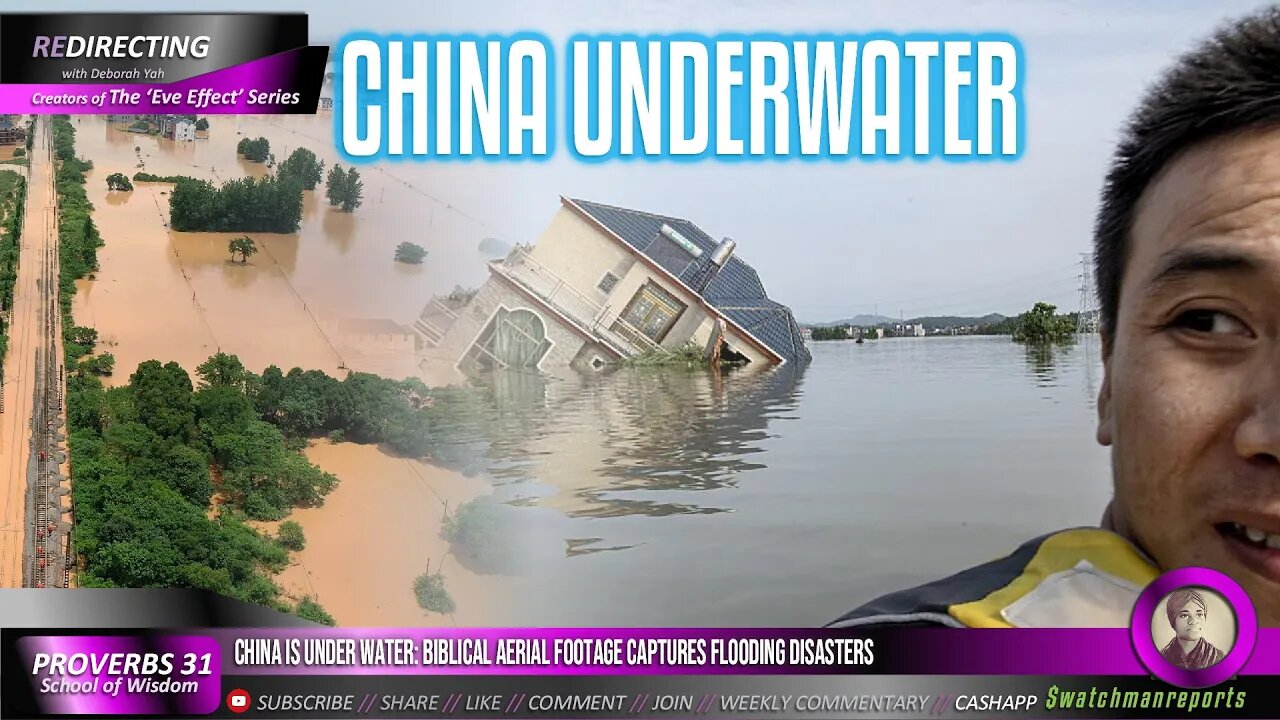 China IS UNDER WATER: BIBLICAL Aerial Footage Captures Flooding Disasters