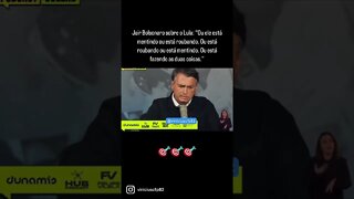 Jair Bolsonaro sobre o Lula