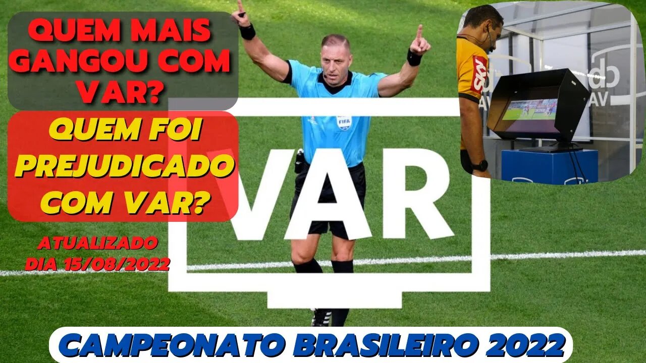 VAR | Times que mais foram prejudicados e beneficiados | CBF