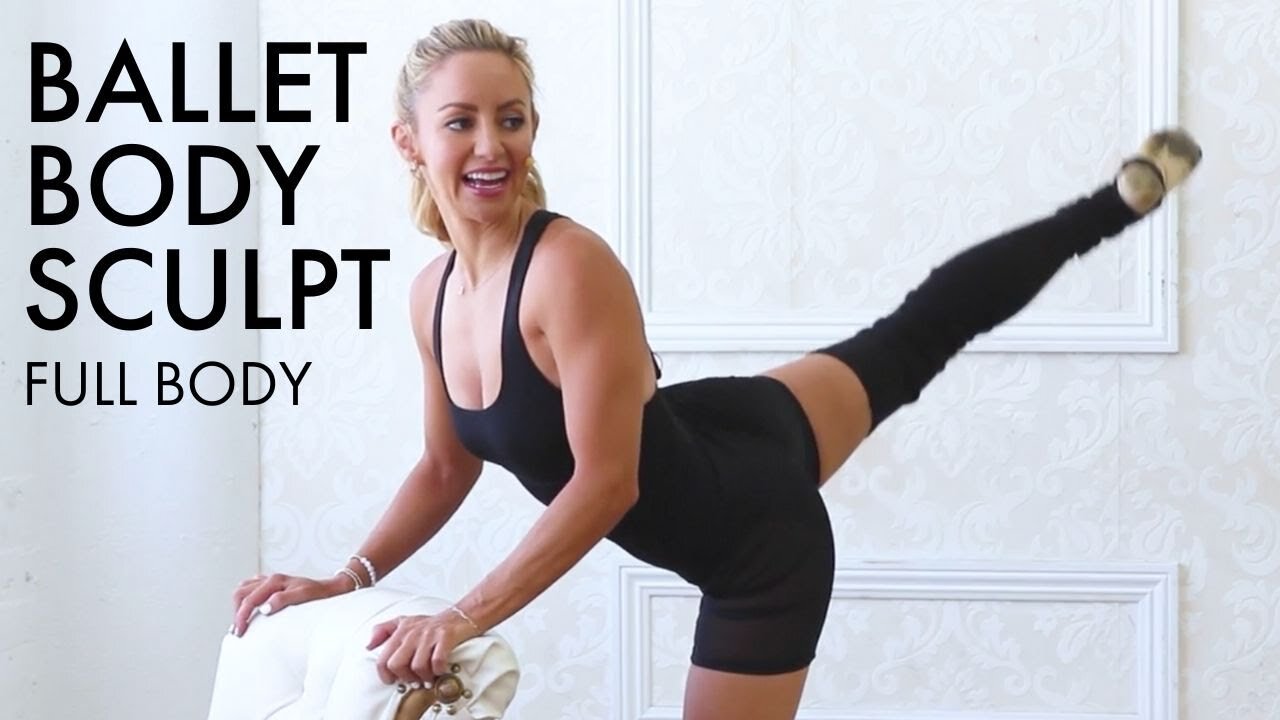 30 MIN FULL BODY BALLET BODY BARRE SCULPT | At-Home Workout, No Equipment