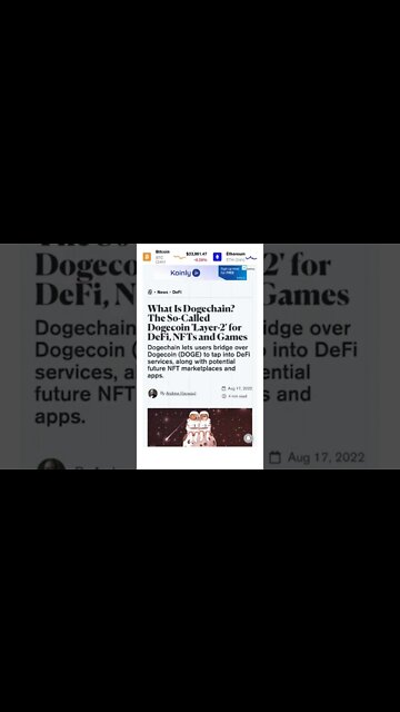 What Is Dogechain? Dogecoin 'Layer-2' @AltcoinDaily @CryptoCasey @CryptoBanterGroup @BitBoyCrypto