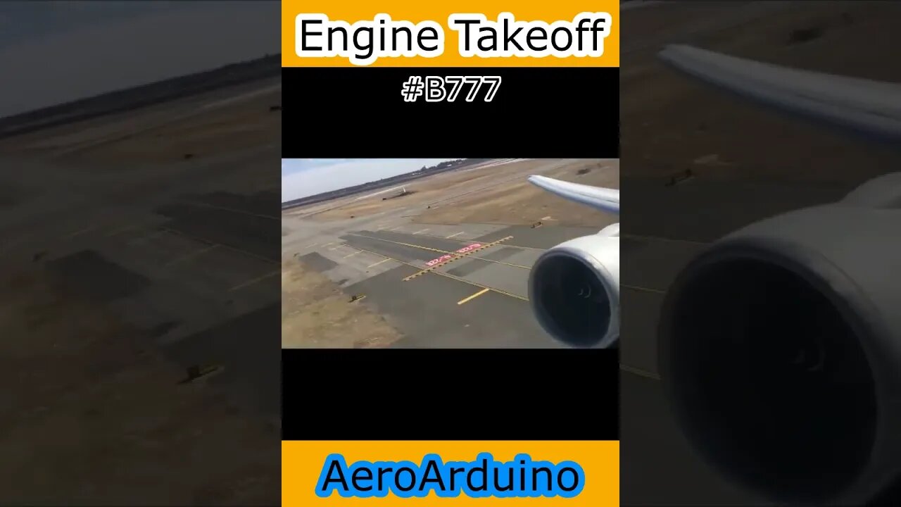 Watch How Fast #Boeing #B777 Engine Takeoff #Aviation #Fly