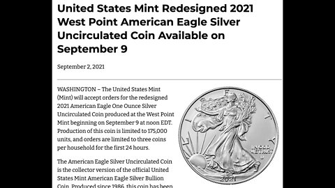 Silver American eagles are back at US Mint with anti coungerfeiting & higher premiums