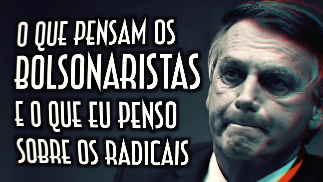 O que pensam os Bolsonaristas e o que eu penso sobre os radicais - Emerson Martins Video Blog 2022