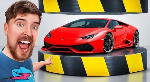 Hydraulic Press Vs Lamborghini car