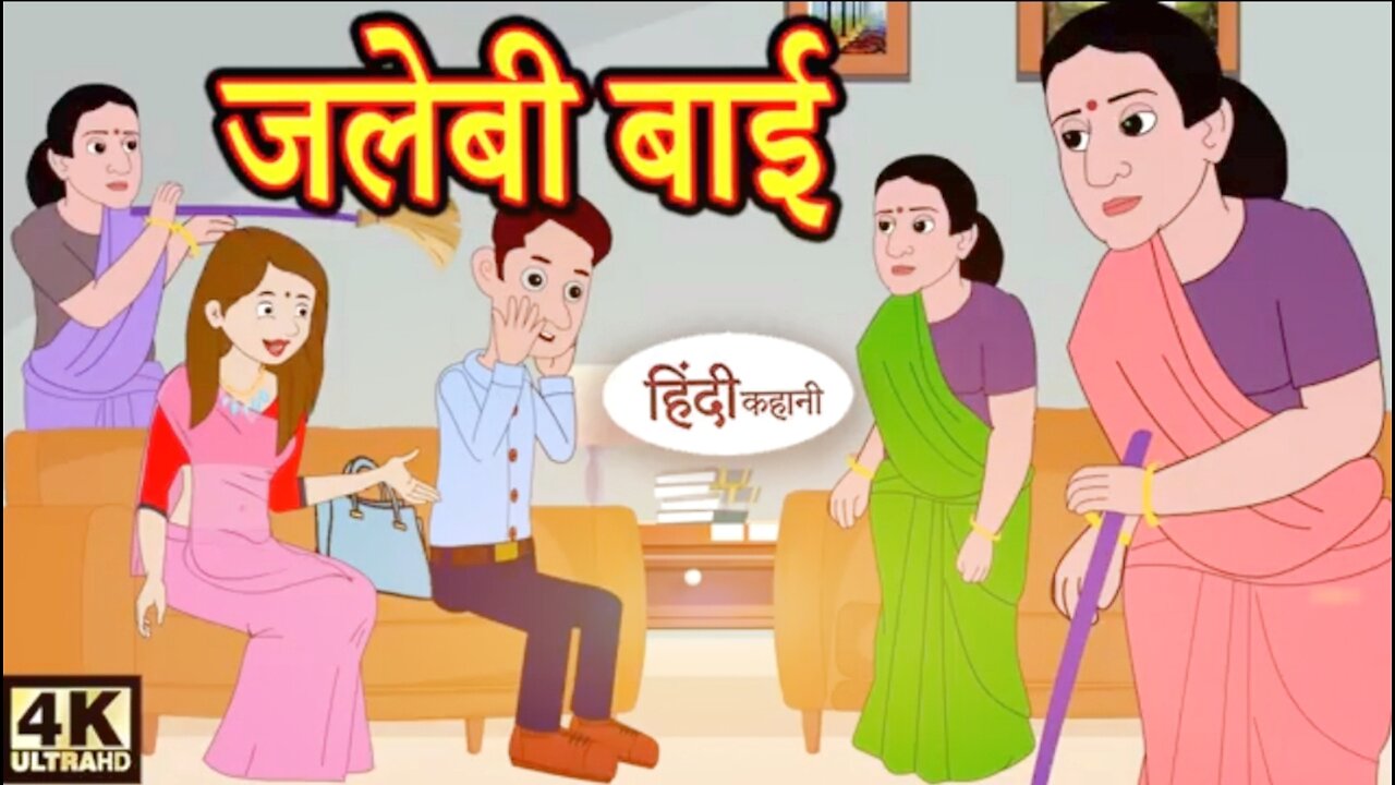 जलेबी बाई Story in Hindi _ Hindi Story _ Moral Stories _ Bedtime Stories _ New Story _ Story(144)