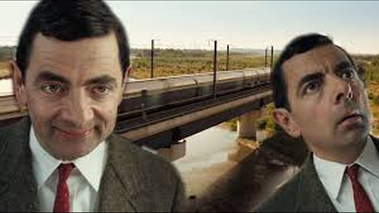 "Mr. Bean's Hilarious Train Disaster!"