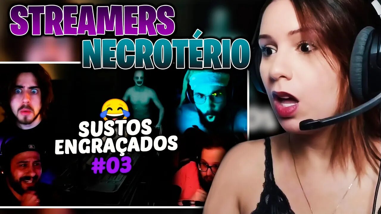 STREAMERS JOGANDO THE MORTUARY ASSISTANT (ASSISTENTE DE NECROTÉRIO) - SUSTOS ENGRAÇADOS #03 - REACT