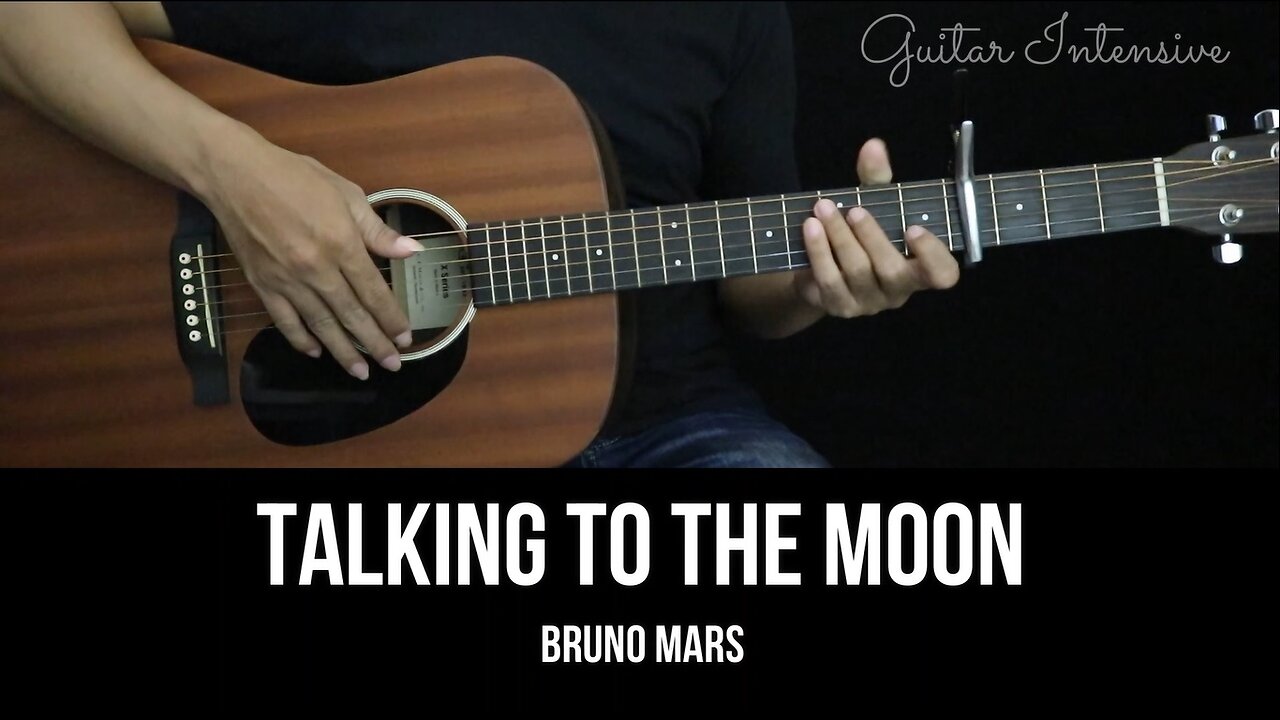 Talking to the Moon - Bruno Mars | EASY Guitar Tutorial with Chords / Lyrics