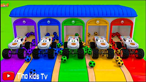 Roadheader & Construction Trucks for Kids | Mountain Tunnel Construction for Children