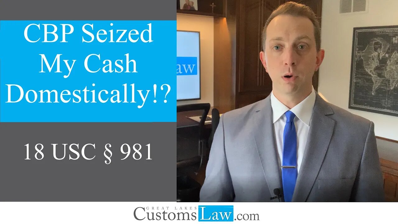 πΈπ° Domestic Cash Seizure by Customs (CBP)? Domestic Flight β or UPS/FedEx/DHL Shipment Money Seizure