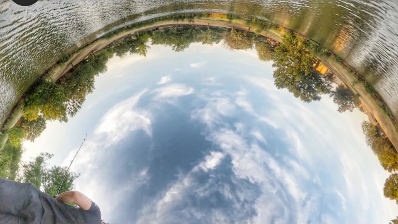 Make Fishing Vids Great Again- Playing w/my GoPro Max! #shorts