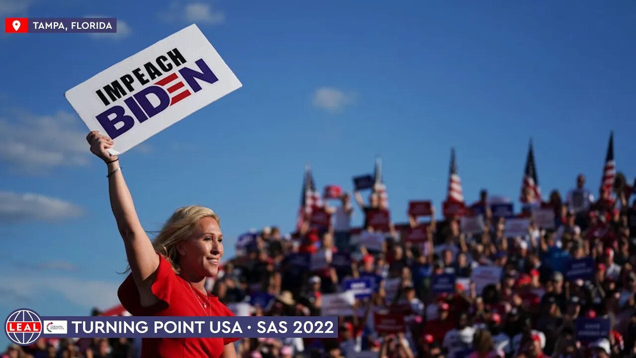 🇺🇸 Marjorie Taylor Greene en la Cumbre de Acción Estudiantil de Turning Point USA (23 julio 2022)