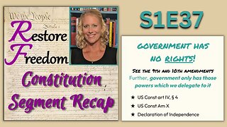 Req'd to follow Unconstitutional Court Orders? - Constitution Segment Recap S1E37