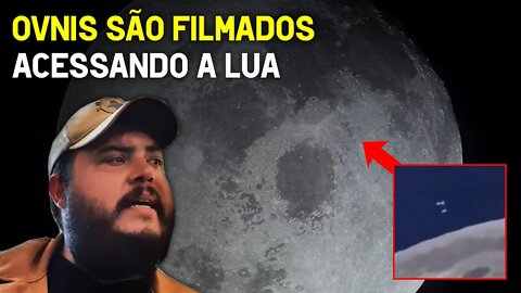 OVNIs são filmados na lua