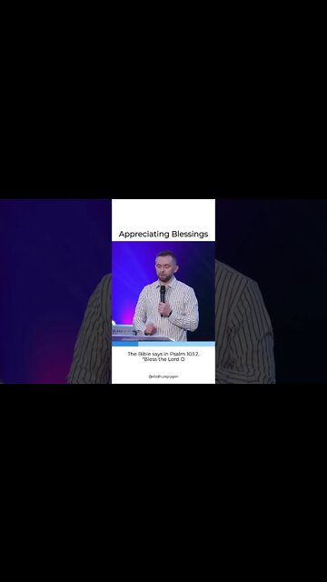 Appreciate Others Blessings