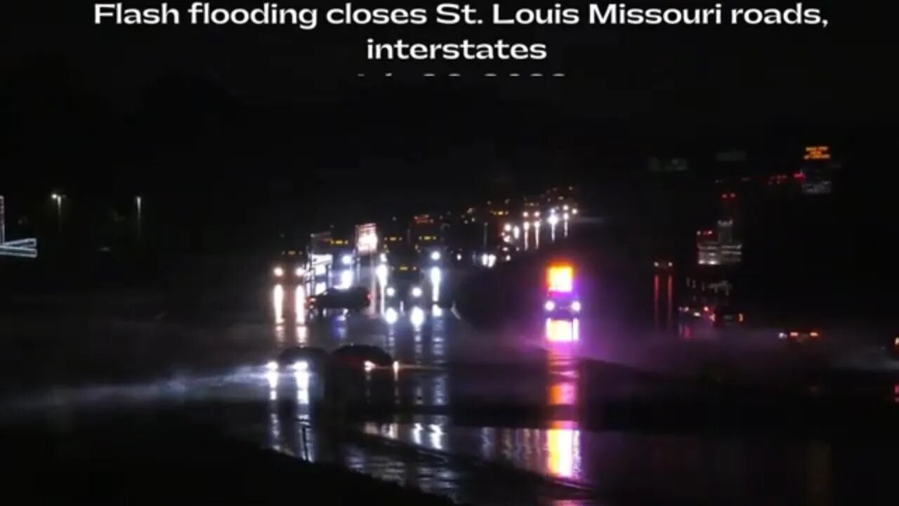 St Louis Flash floods: 1 dead and Closed Roads