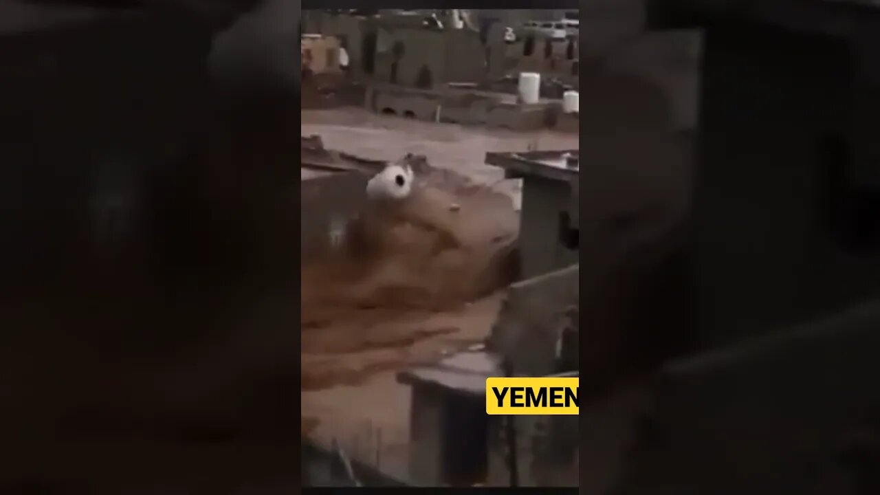 Terribles inundaciones en Yemen. Las corrientes de agua arrastraron todo a su paso.