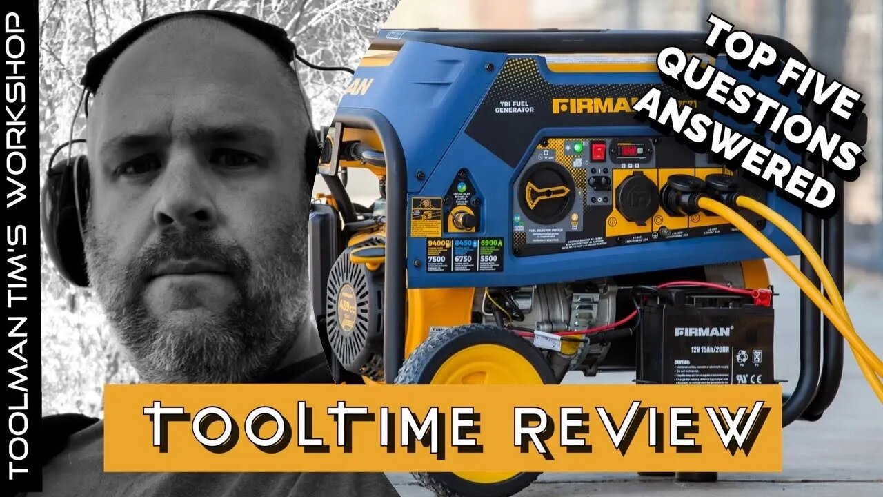 FIRMAN TRI-FUEL GENERATOR - TOP FIVE QUESTIONS ANSWERED (review)