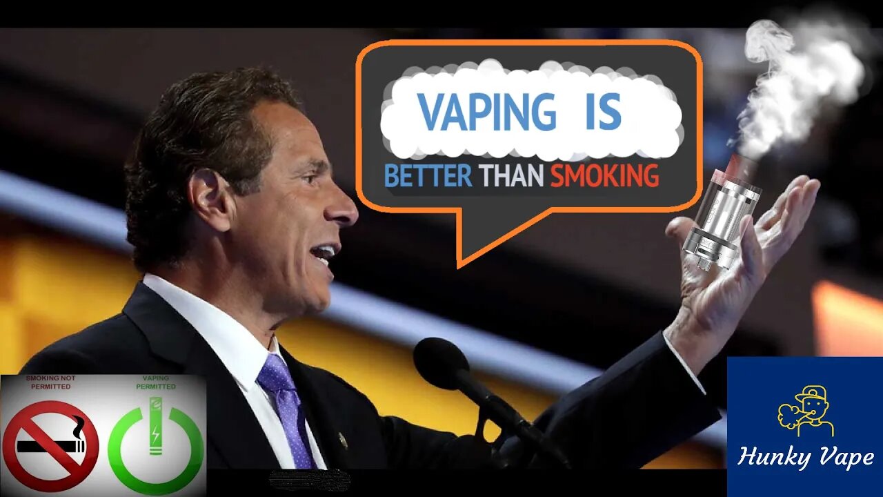 Governor Andrew Cuomo Declares Vaping is Better than Smoking