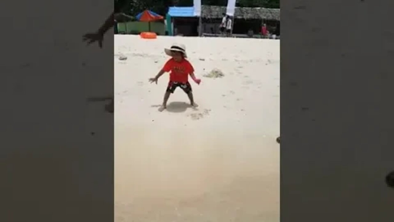 Brian Enjoying The Water of Boracay Beach