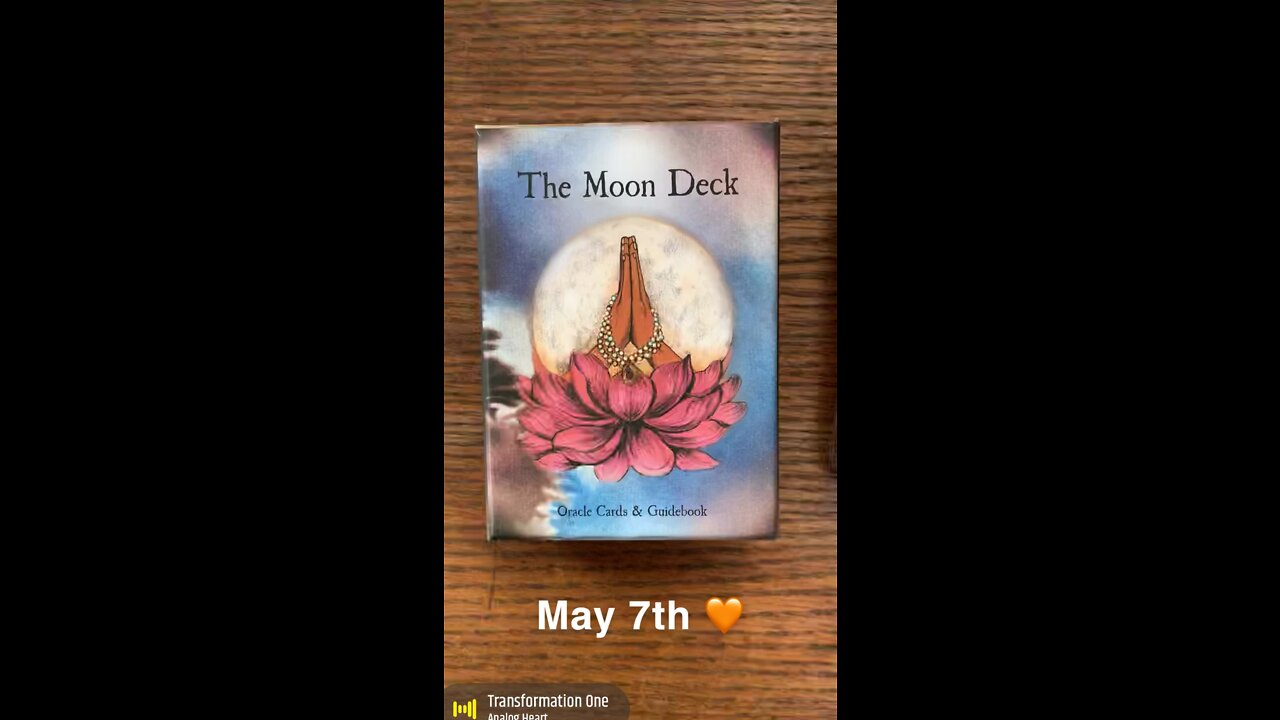 May 7th oracle card: transformation