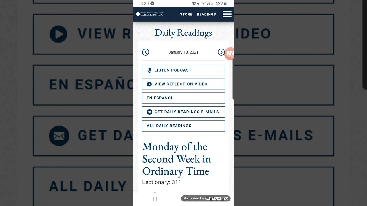 Jesus is our Savior/ Bible reading Jan 18/2021