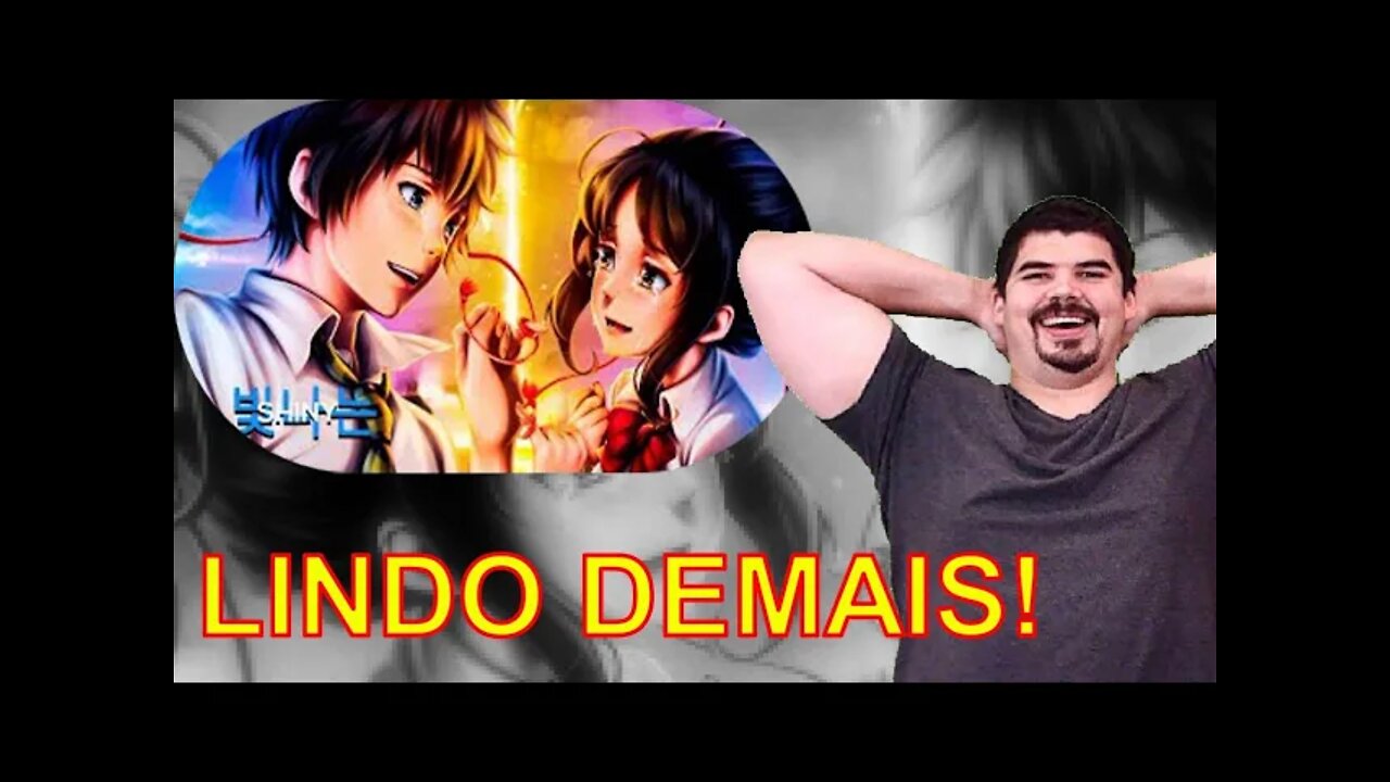 REACT Qual Seu Nome Mitsuha e Taki (Your Name) Shiny, @Juu Rafaela Prod. Tryxl - MELHOR DO MUNDO