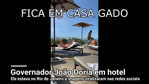 JOÃO DÓRIA DANDO UM TRATO NO BRONZE