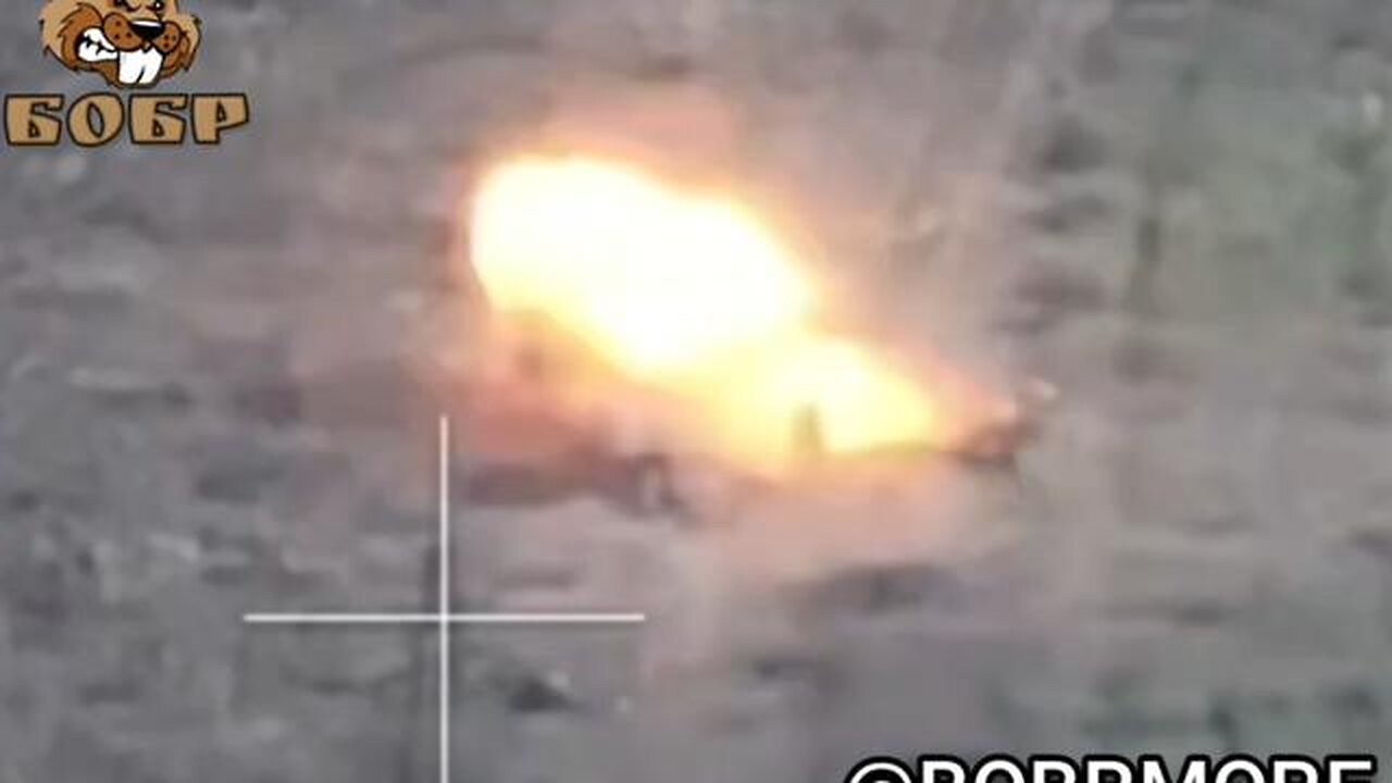 ANOTHER ROUND OF BRUTAL BOBR FPV DRONE HITS ON UKRAINIAN TROOPS