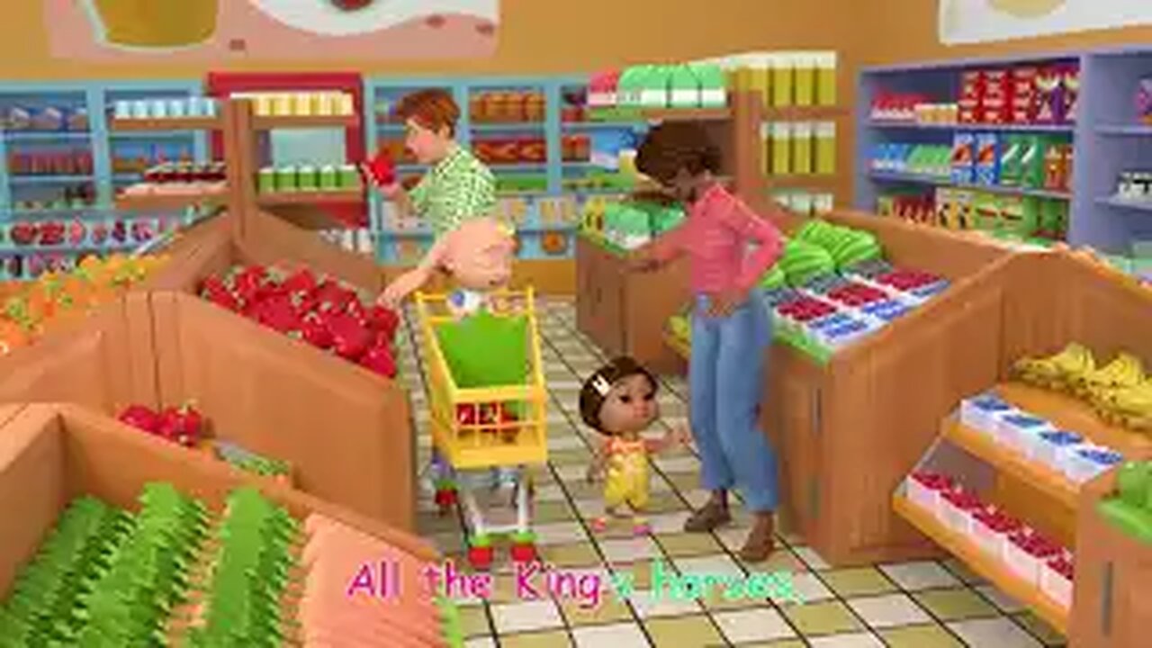 Humpty Dumpty Grocery Store - CoComelon Nursery Rhymes & Kids Songs