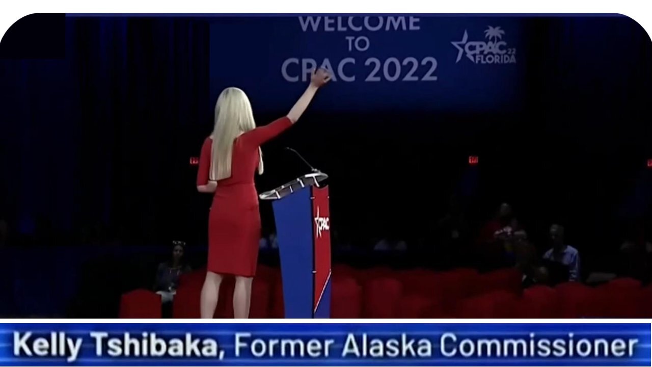 Kelly Tshibaka: Lady in Red at CPAC 2022 (Feb. 25, 2022)