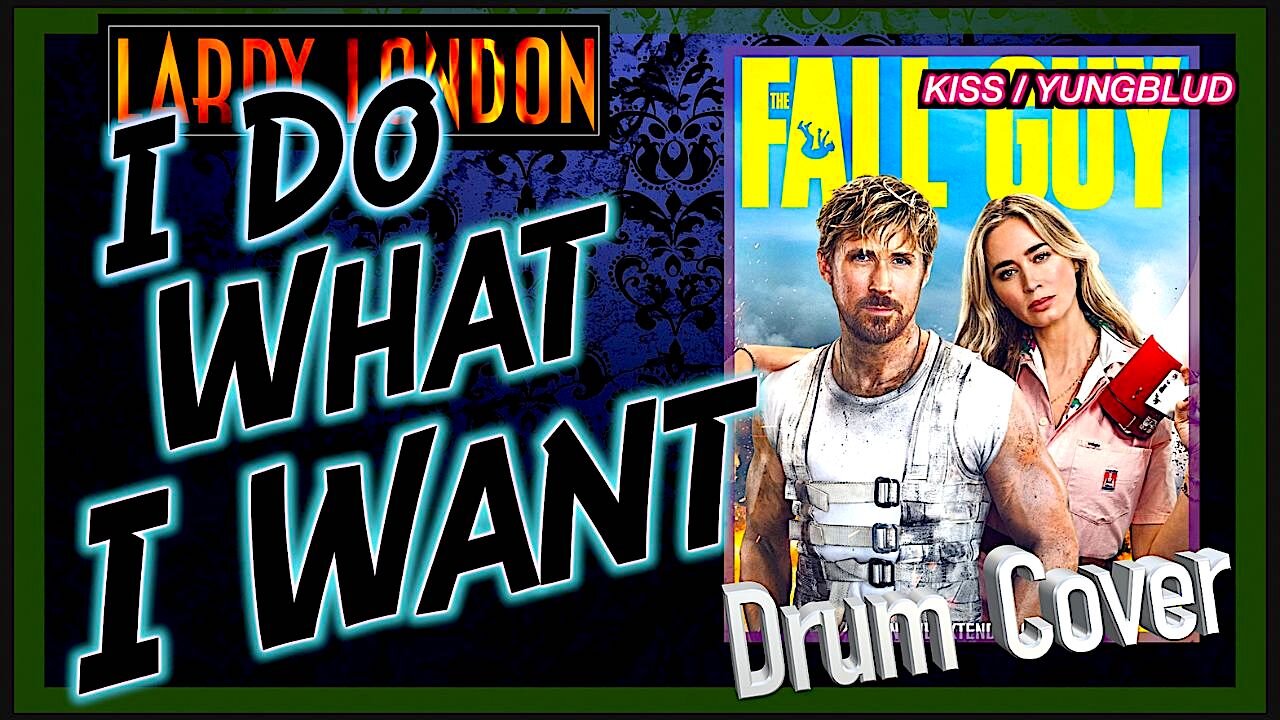 KISS meets YUNGBLUD meets FALL GUY meets LONDON * I Was Made For Loving You* #drumcover #drums