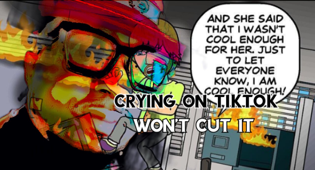 Crying on tiktok not gonna cutnit