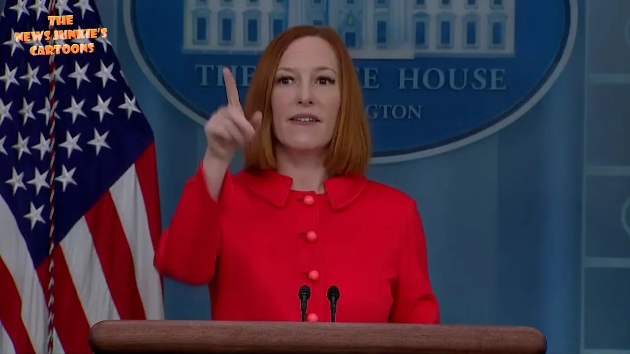 Psaki is visibly happy to end the briefing: "Oh yes! I gotta go."